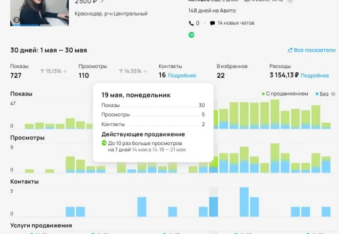 Продвижение тендерного сопровождения на Авито — 197 ₽ за обращение